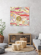 EU Timetable II on by Kathy Ferguson on GIANT ART - beige abstract