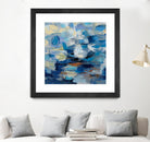 Ultramarine Waves I by Silvia Vassileva on GIANT ART - beige abstract