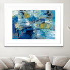 Ultramarine Waves III by Silvia Vassileva on GIANT ART - beige abstract