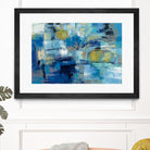 Ultramarine Waves III by Silvia Vassileva on GIANT ART - beige abstract