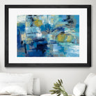 Ultramarine Waves III by Silvia Vassileva on GIANT ART - beige abstract