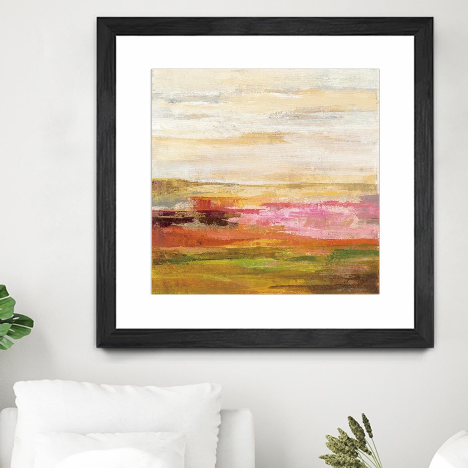 Fields in May II by Silvia Vassileva on GIANT ART - green abstract