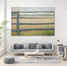 Edge of the Field by Elizabeth Urquhart on GIANT ART - grey landscape