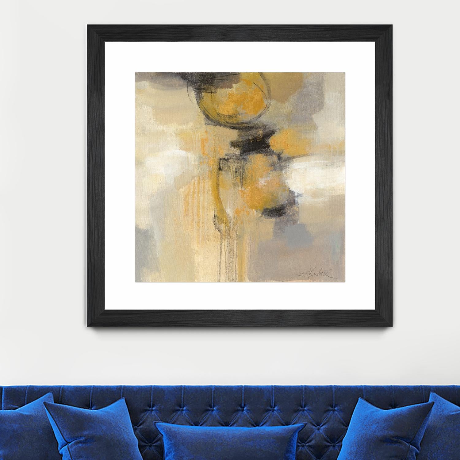 Solar Path I by Silvia Vassileva on GIANT ART - beige abstract