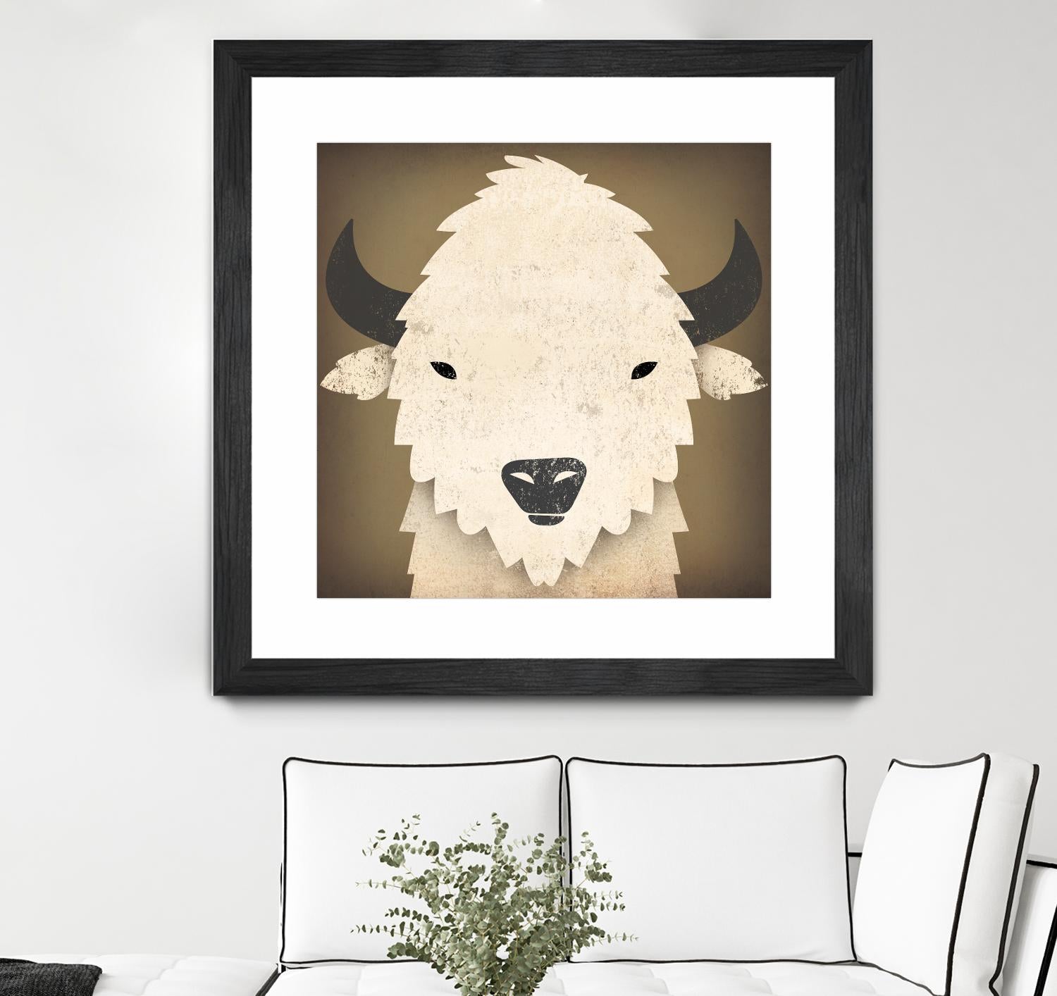 Buffalo I by Ryan Fowler on GIANT ART - brown animals