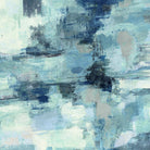 In the Clouds Indigo and Gray Crop by Silvia Vassileva on GIANT ART - white abstract