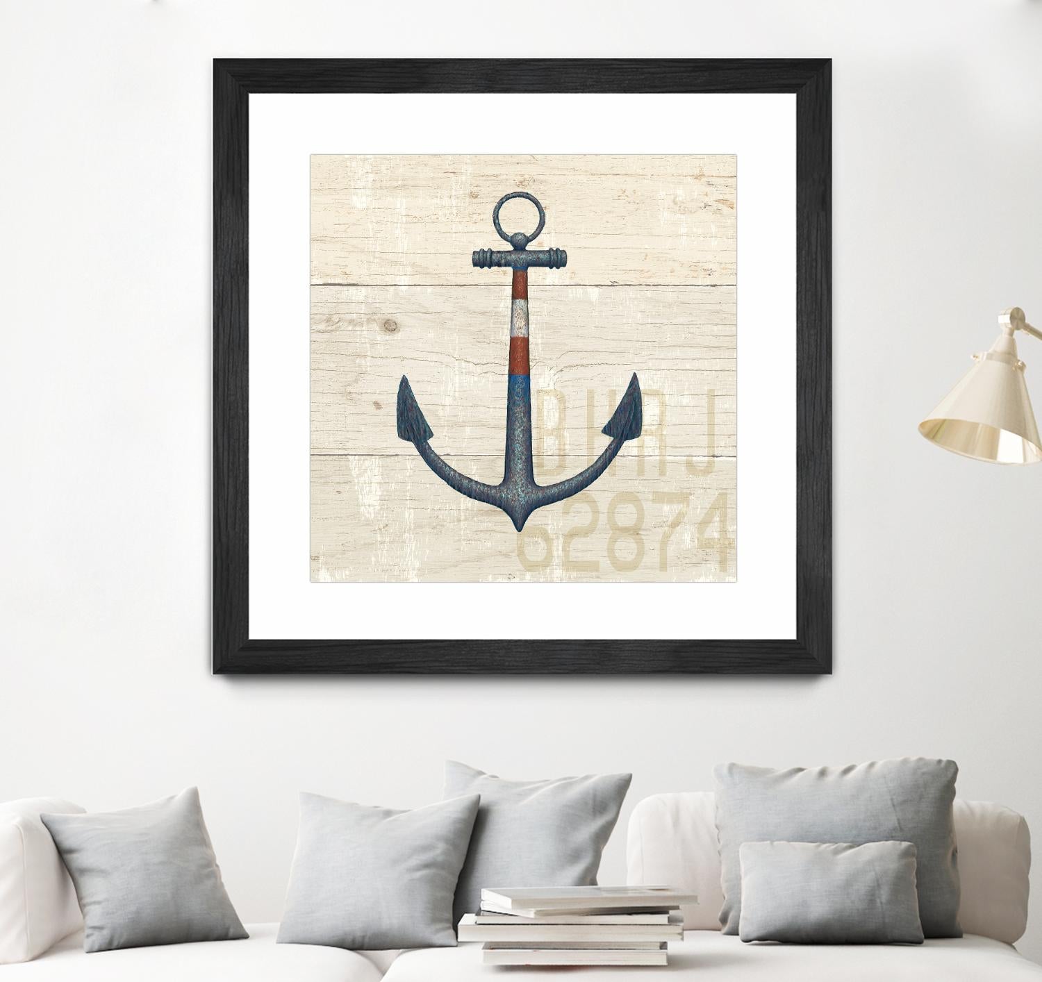 Nautique III by James Wiens on GIANT ART - beige nautical