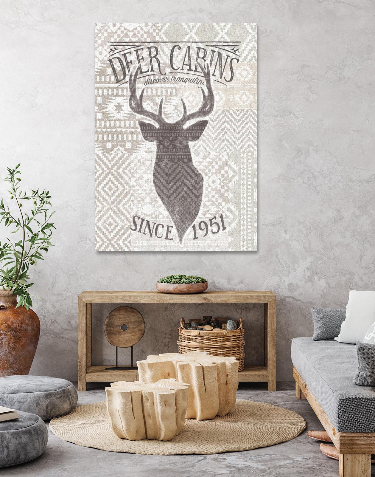 Soft Lodge VI by Janelle Penner on GIANT ART - beige country look