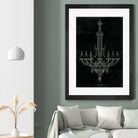 Ornamental Metal Work Chandelier by Portfolio on GIANT ART - grey interior