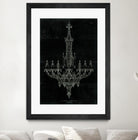 Ornamental Metal Work Chandelier by Portfolio on GIANT ART - grey interior