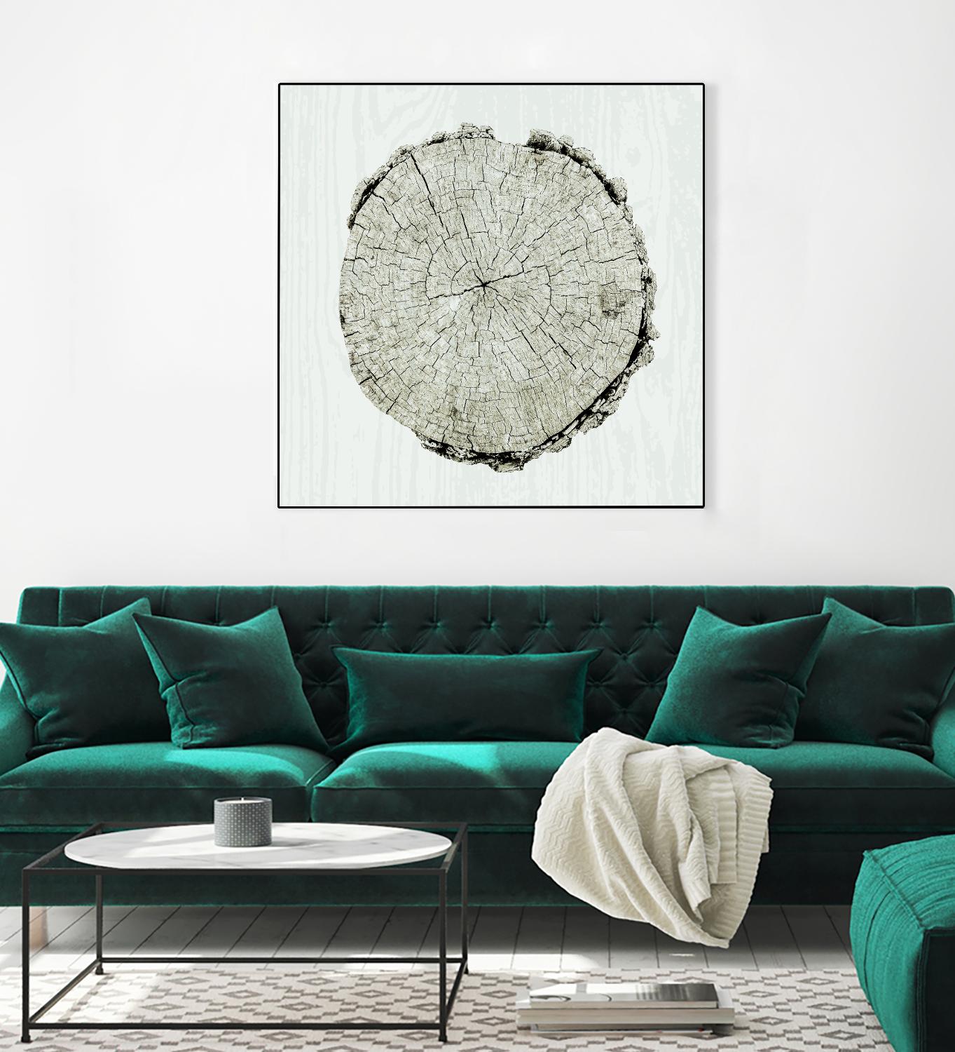Woodland Years II by Sue Schlabach on GIANT ART - beige trees