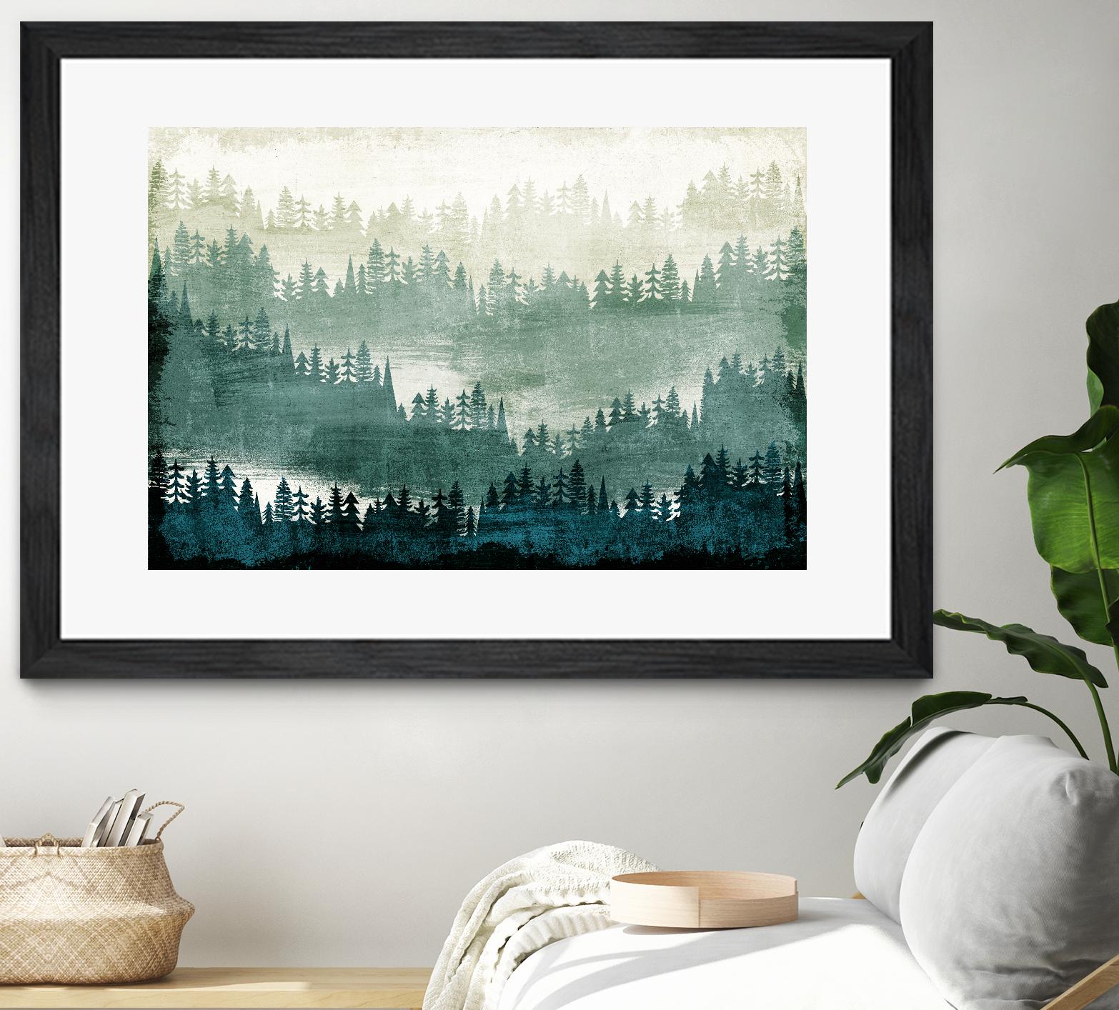 Mountainscape by Michael Mullan on GIANT ART - white landscape