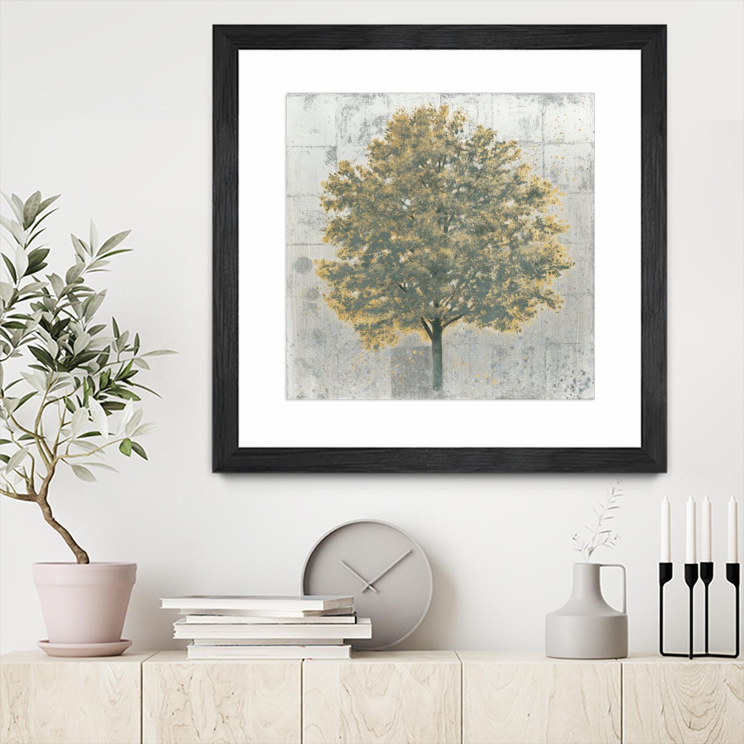 Neutrality Gold by James Wiens on GIANT ART - yellow trees