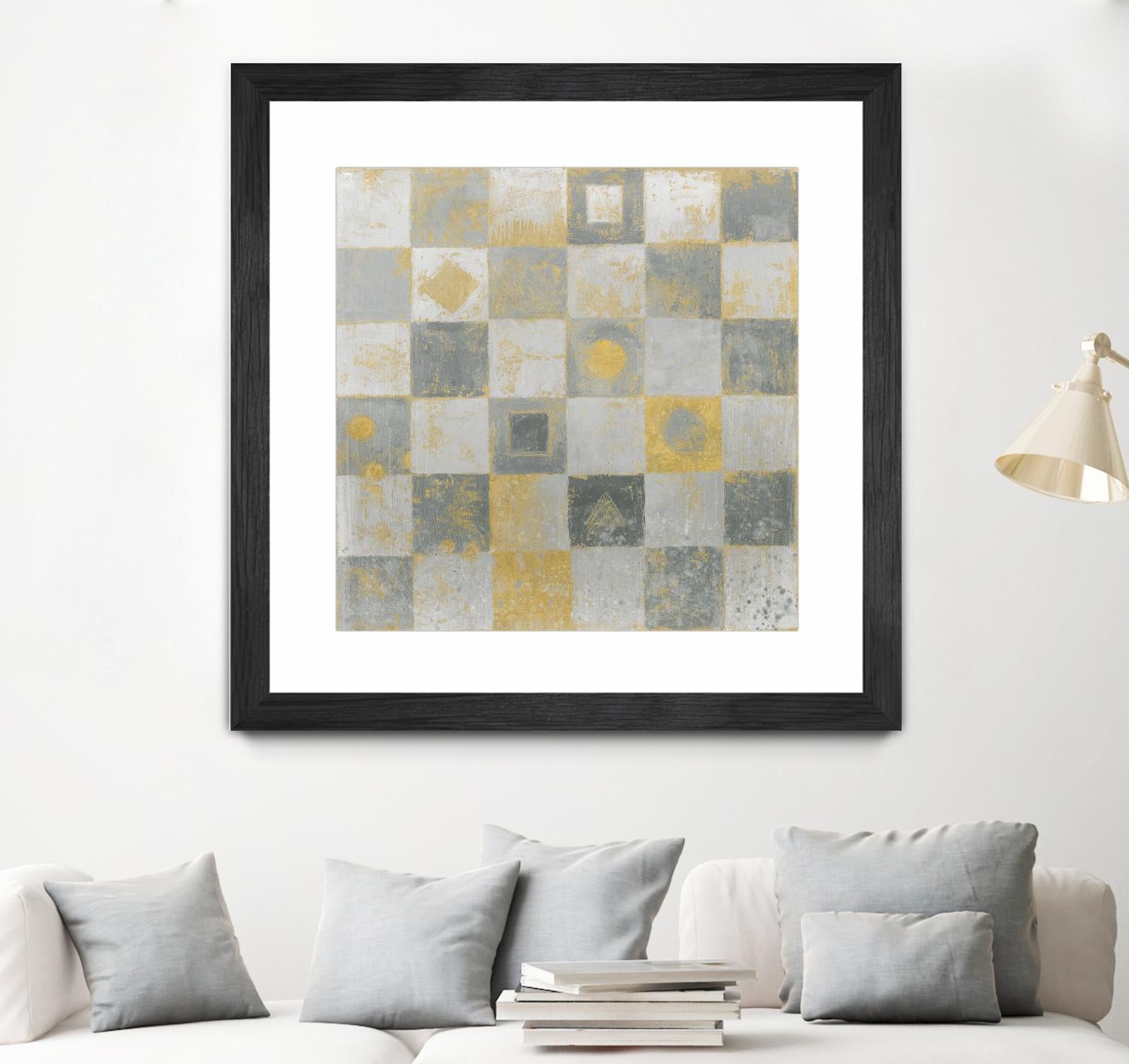 Neutrality Abstract Gold by James Wiens on GIANT ART - grey abstract