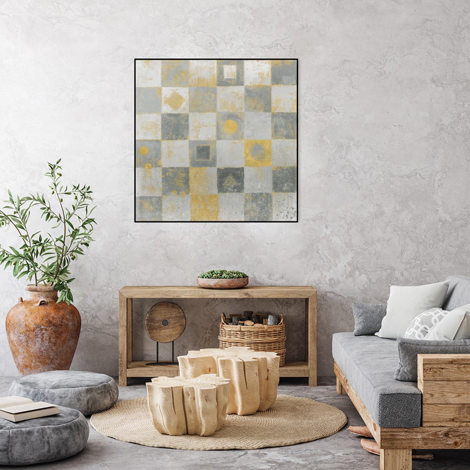 Neutrality Abstract Gold by James Wiens on GIANT ART - grey abstract