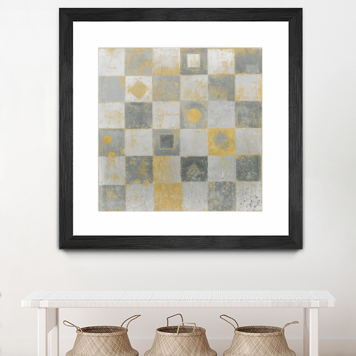 Neutrality Abstract Gold by James Wiens on GIANT ART - grey abstract
