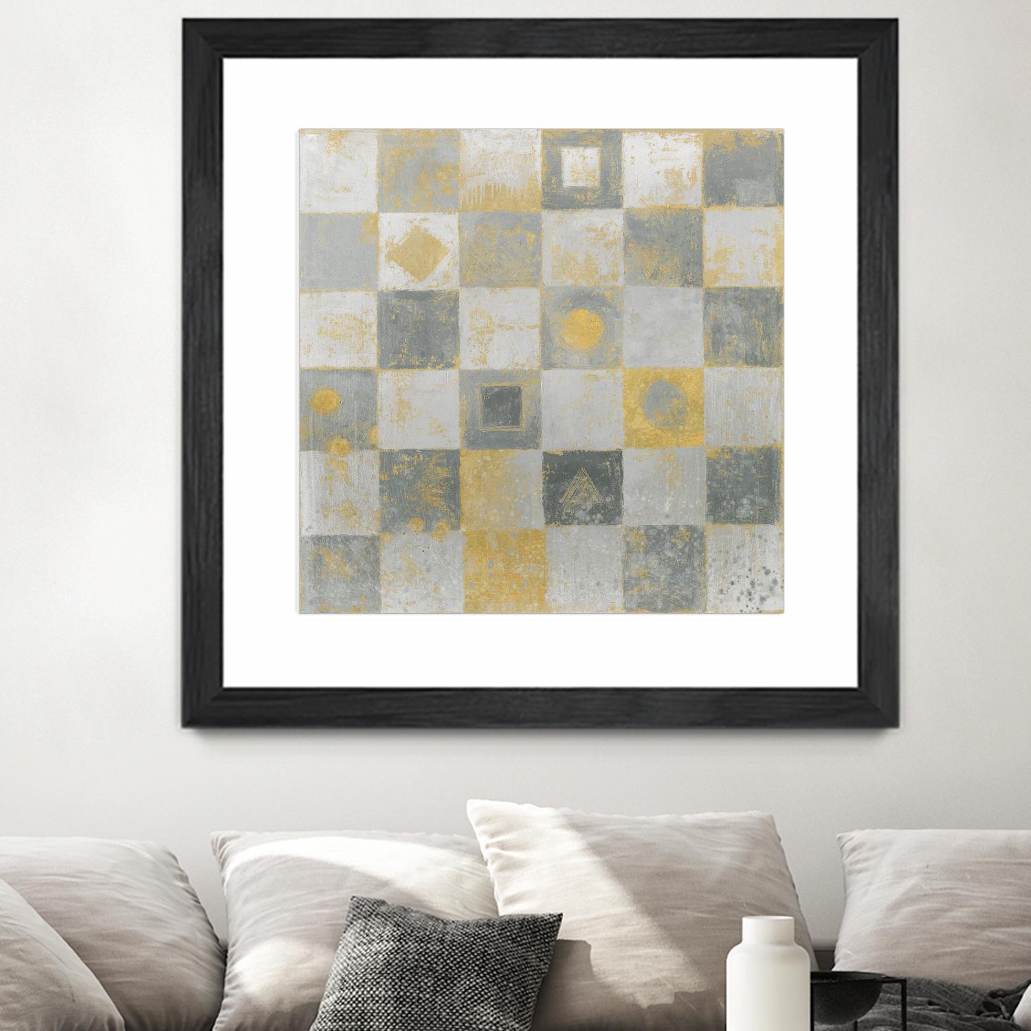 Neutrality Abstract Gold by James Wiens on GIANT ART - grey abstract