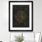 Collage Cactus IV on Graph Paper by Portfolio on GIANT ART - grey maps