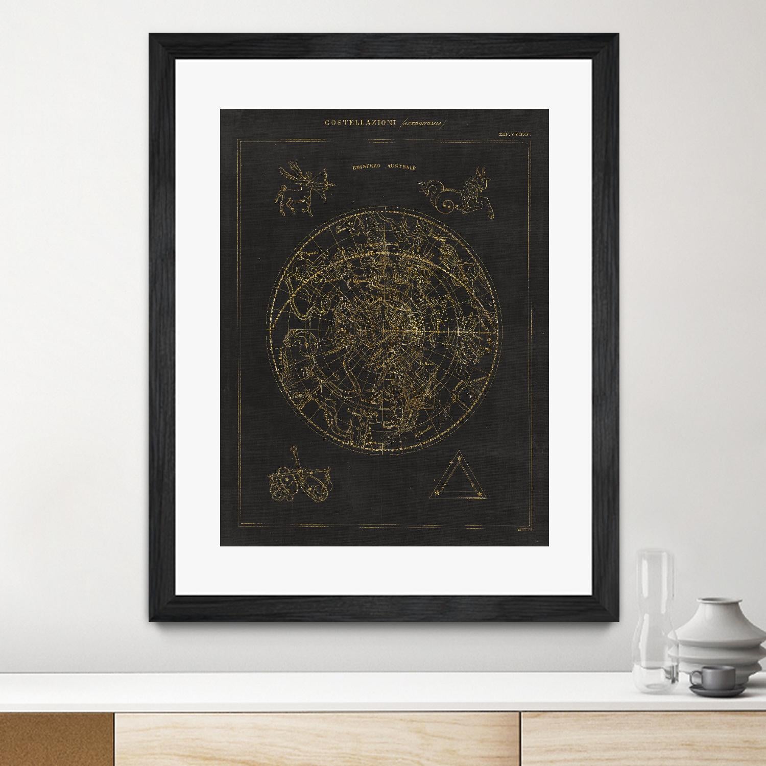 Costellazioni I by Portfolio on GIANT ART - grey maps