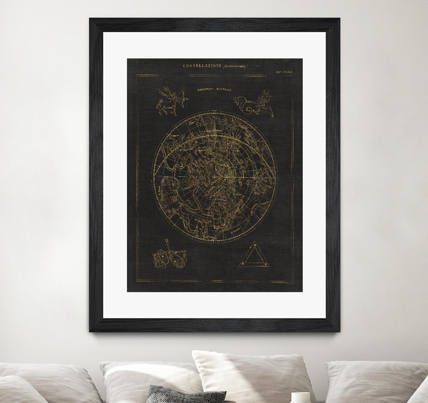 Costellazioni I by Portfolio on GIANT ART - grey maps