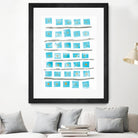 Ocean Blue II by Portfolio on GIANT ART - blue abstract