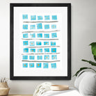 Ocean Blue II by Portfolio on GIANT ART - blue abstract