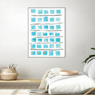 Ocean Blue II by Portfolio on GIANT ART - blue abstract