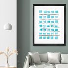 Ocean Blue II by Portfolio on GIANT ART - blue abstract