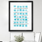 Ocean Blue II by Portfolio on GIANT ART - blue abstract
