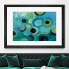 Pebbles on the Beach by Silvia Vassileva on GIANT ART - green abstract