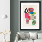 Geometric Collage by Courtney Prahl on GIANT ART - multi abstract abstract
