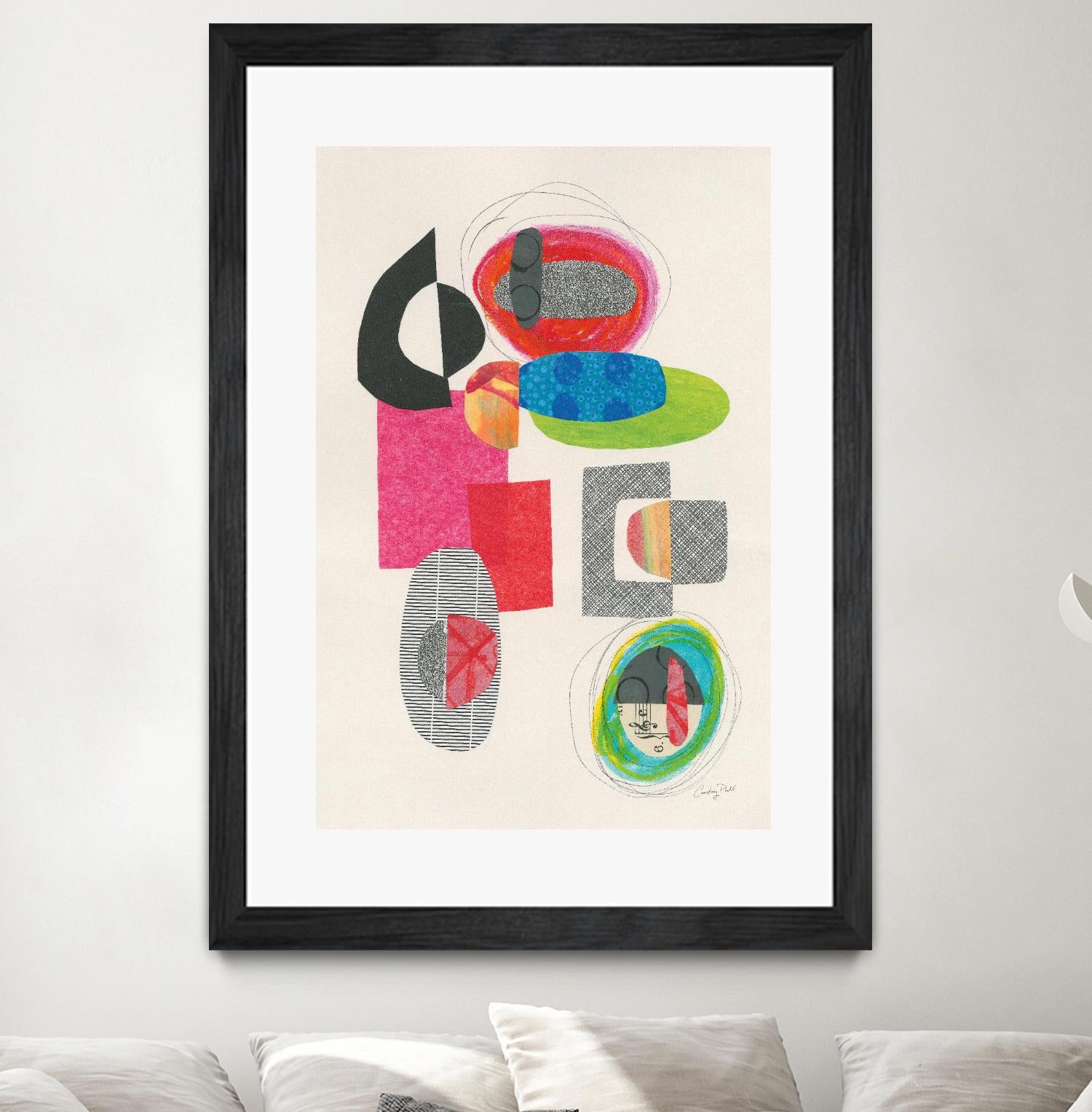 Geometric Collage by Courtney Prahl on GIANT ART - multi abstract abstract