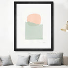 Buoyant Pink and Green by Mike Schick on GIANT ART - multi abstract abstract