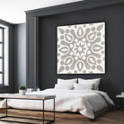 Winter Caravan Tile IV by Kathrine Lovell on GIANT ART - multi abstract cream