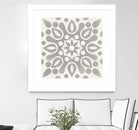 Winter Caravan Tile IV by Kathrine Lovell on GIANT ART - multi abstract cream