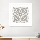 Winter Caravan Tile IV by Kathrine Lovell on GIANT ART - multi abstract cream