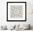 Winter Caravan Tile IV by Kathrine Lovell on GIANT ART - multi abstract cream