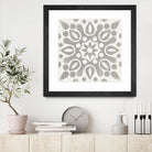 Winter Caravan Tile IV by Kathrine Lovell on GIANT ART - multi abstract cream