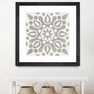 Winter Caravan Tile IV by Kathrine Lovell on GIANT ART - multi abstract cream