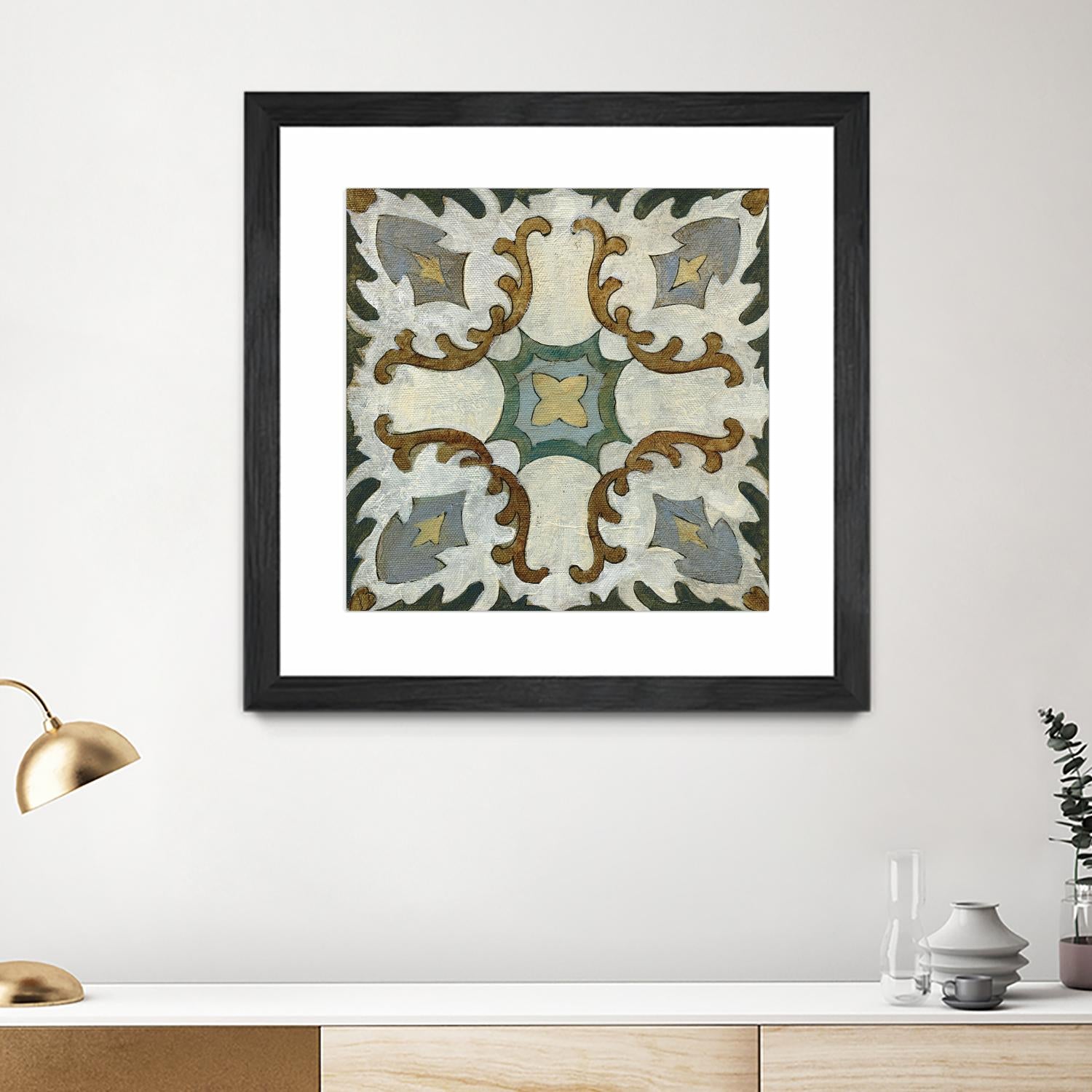 Old World Tile I by Silvia Vassileva on GIANT ART - multi abstract abstract