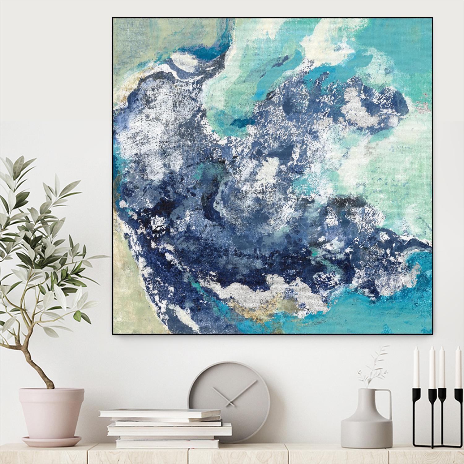 Turquoise by Silvia Vassileva on GIANT ART - abstract abstract