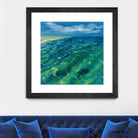 Sunny Sea Reflections by Silvia Vassileva on GIANT ART - coastal & nautical aqua