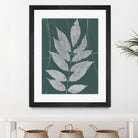Enchanted Fall Cyanotype IX by Nancy Green on GIANT ART - green botanical photograph