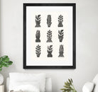 Planted by Courtney Prahl on GIANT ART - white botanical stems