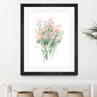 Vibrant Blooms II by Katrina Pete on GIANT ART - pink flowers floral
