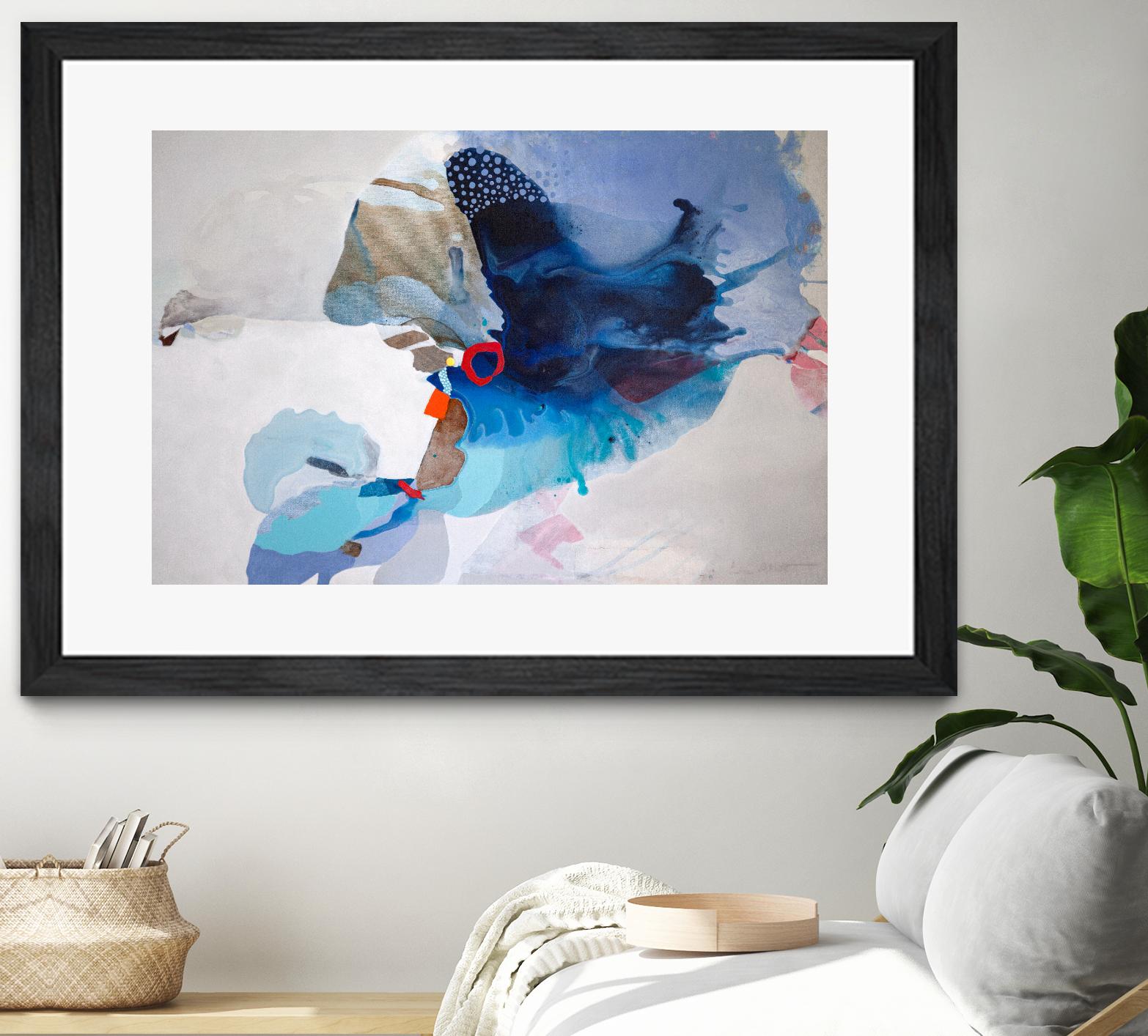 Ocean Tides by Lina Alattar on GIANT ART - multicolor abstracts, contemporary