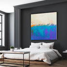 Orange Spark by Don Bishop on GIANT ART - beige abstract