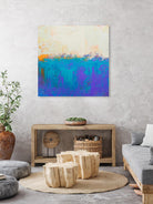 Orange Spark by Don Bishop on GIANT ART - beige abstract
