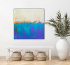 Orange Spark by Don Bishop on GIANT ART - beige abstract