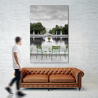Tuileries Fountain #1 by Alan Blaustein on GIANT ART - multicolor photography; landscapes; people/places